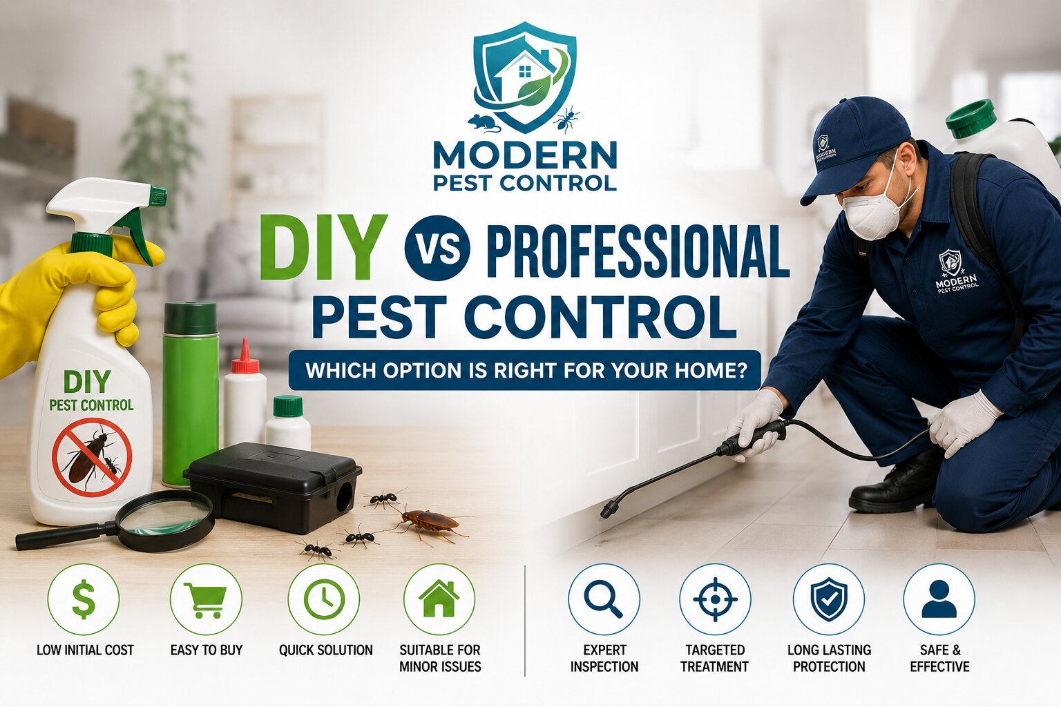 DIY vs Professional Pest Control: Which Option Is Right for Your Home?