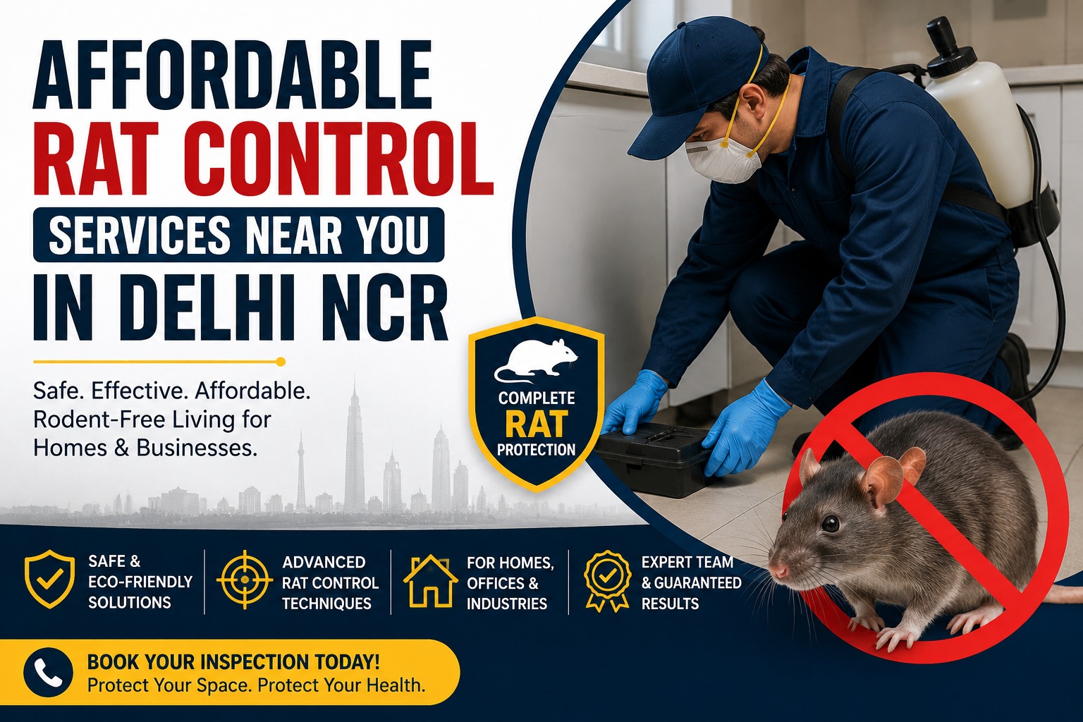 Affordable Rat Control Services Near You in Delhi NCR