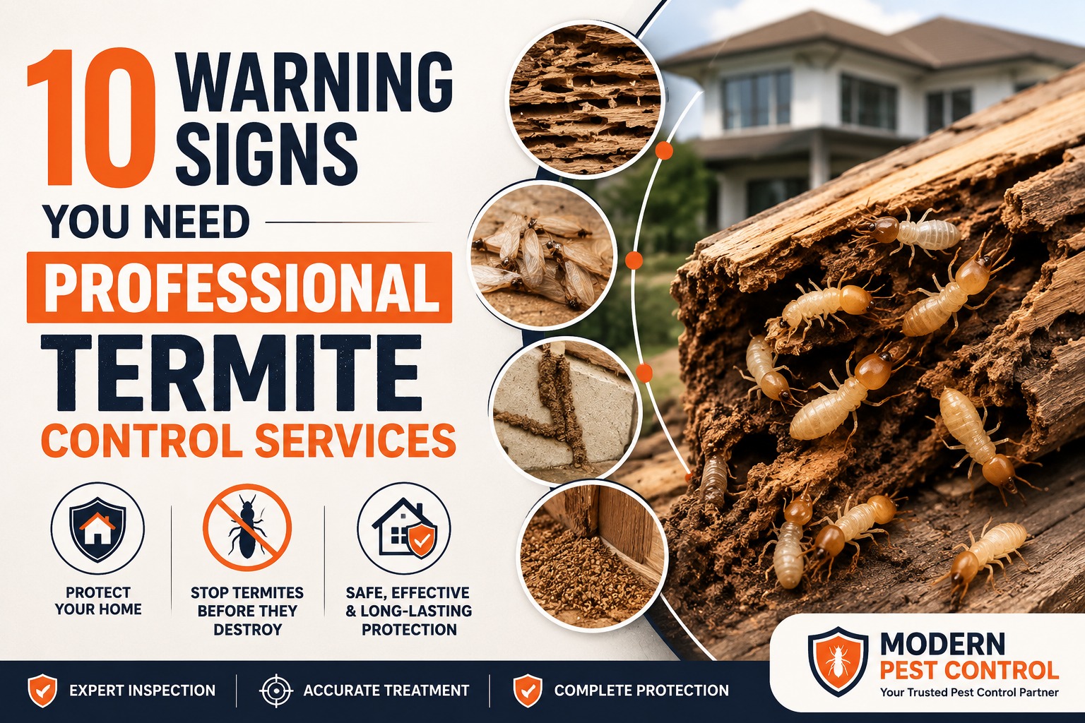 10 Warning Signs You Need Professional Termite Control Services