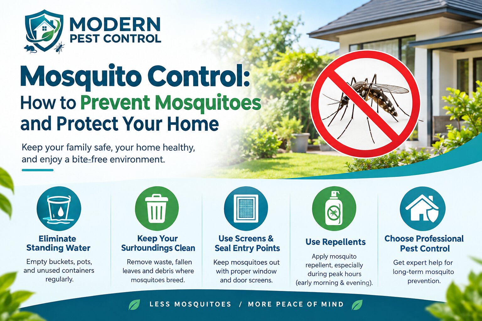 Mosquito Control: How to Prevent Mosquitoes and Protect Your Home