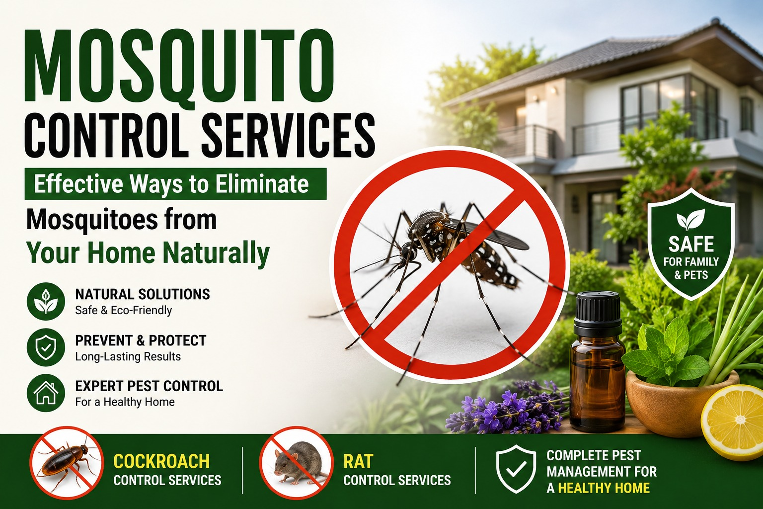 Mosquito Control Services: Natural & Professional Solutions