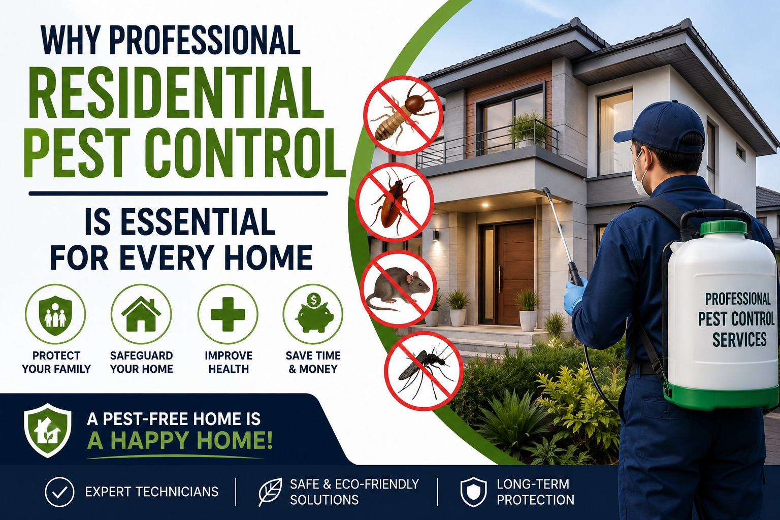 Why Professional Residential Pest Control is Essential